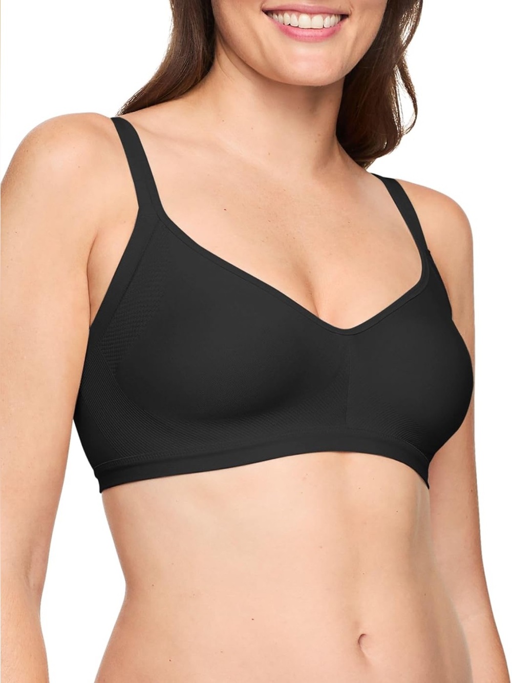 Warner's Blissful Benefits Underarm Smoothing Seamless Wireless Bra